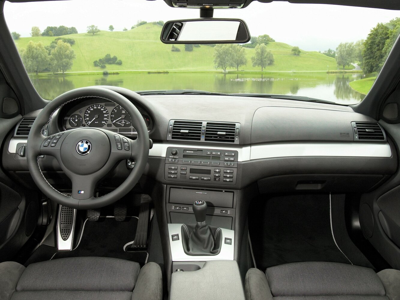 BMW 3 серии, IV (E46) Рестайлинг, 2001–2007, Универсал 5 дв.: Передняя панель
