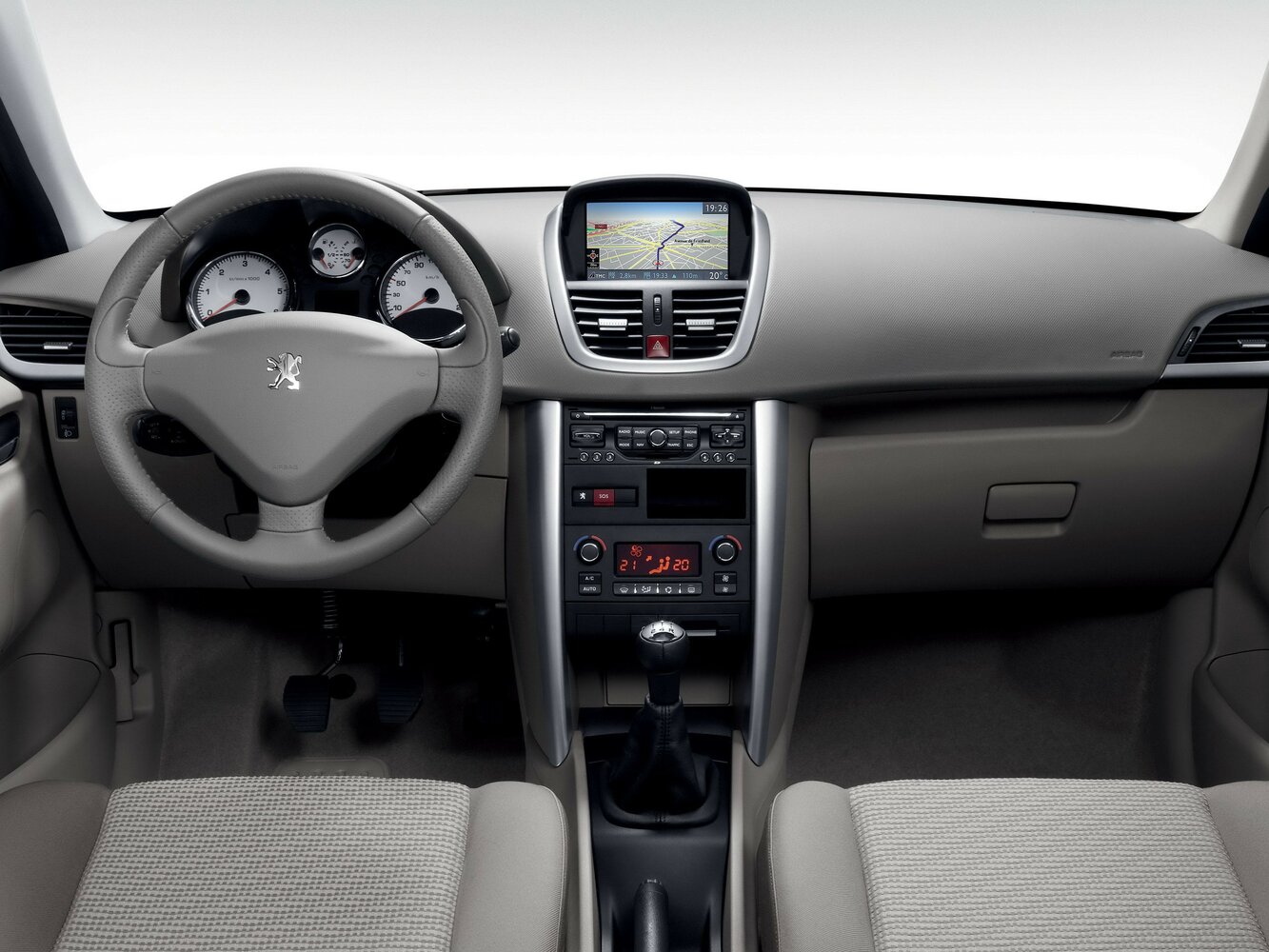 Peugeot 207, I Рестайлинг, 2009–2015, Хэтчбек 3 дв.: Передняя панель
