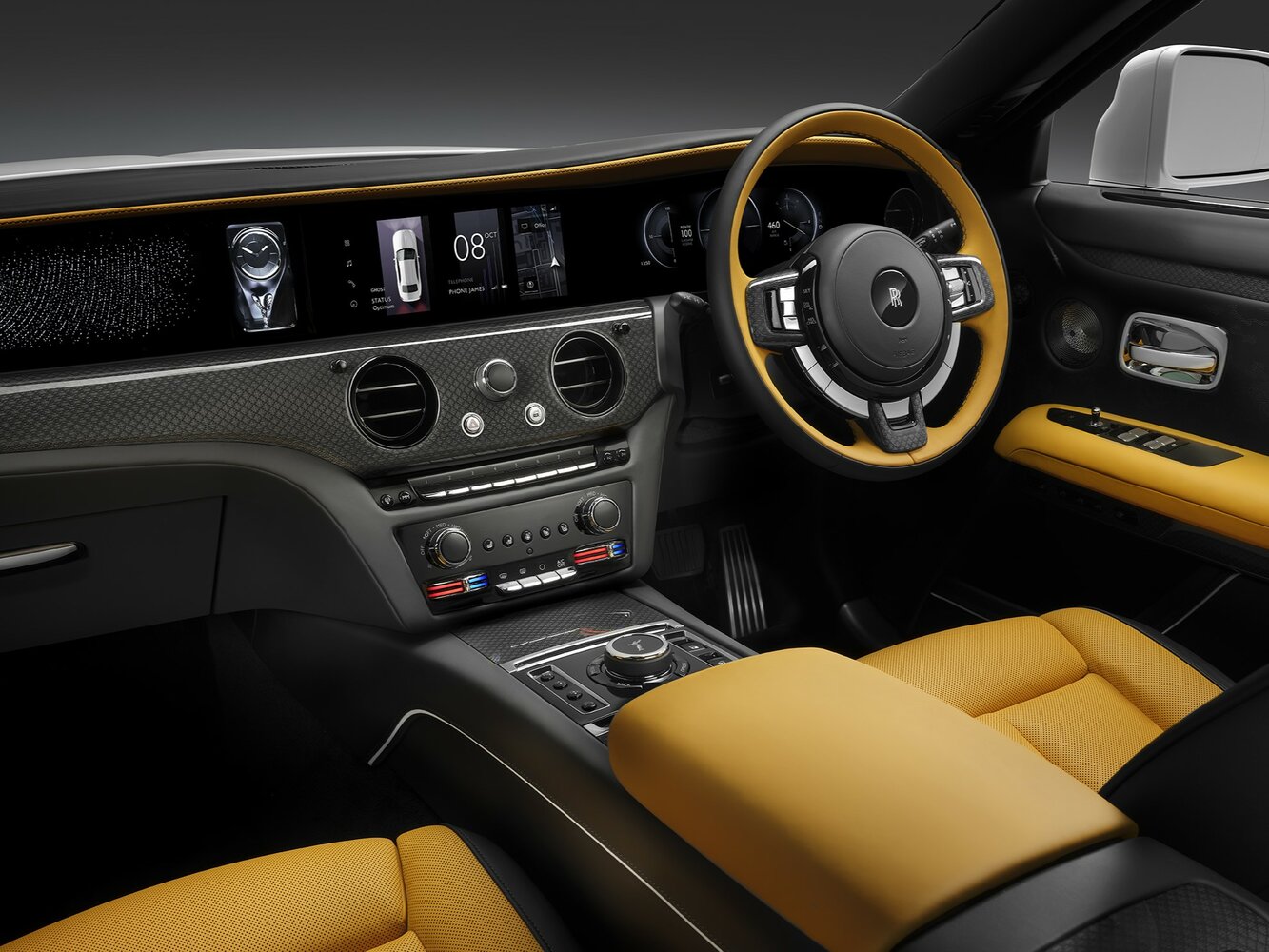 Rolls-Royce Ghost, II facelift (Series II), 2024–2026, Sedan: Front cabin