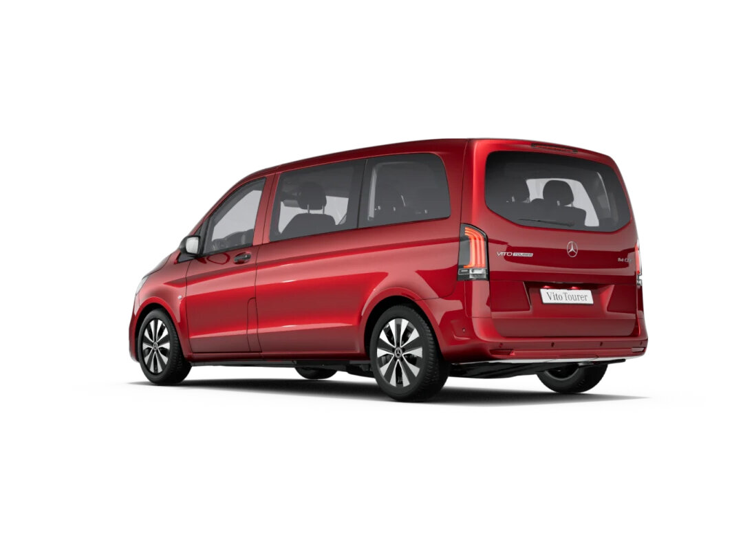 Mercedes-Benz Vito, III (W447) facelift 2, 2023–2026, Minivan L1: Rear three-quarter view